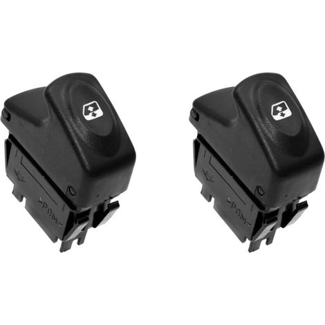 2X Interrupteur de Lève-Vitre électrique 6 Broches 7700429998 pour Kangoo 1997-2003 Megane 1995-2002