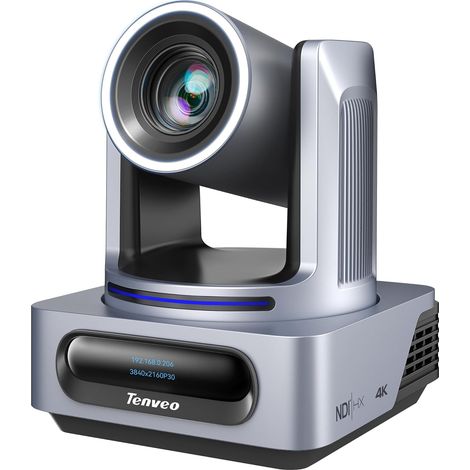 Caméra PTZ 4K Suivi Automatique IA, Zoom Optique 20X, Sorties 3G-SDI USB3.0 HDMI LAN PoE, Streaming IP en Direct pour Événements Culte Conférences Vidéo (1/5)