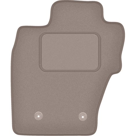 Tapis conducteur en velours pour : Dacia Duster I 4WD SUV (2010-2018) beige