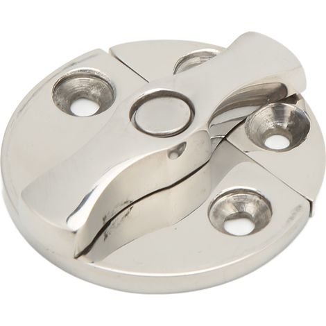 Verrou de Porte Bateau Rond 45mm Rotation 180° Inox 316 Universel pour Bateaux Yachts (1/5)