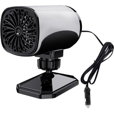 12V Mini Fan Heater, Energy Saving Fan Heater, USB Rotating Electric Air Heater Fan, with 360 Degree Rotating Stand, Quiet and Economical Auxiliary Heater