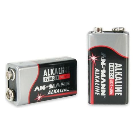 Pile 9V Alcaline, 500mAh ( Prix pour 1 )