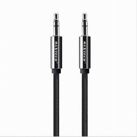MaxTech - Cavo Audio Stereo 3 Mt Doppio Jack Aux 3,5 Mm Prolunga Per Smartphone Aux2-mm02 - (1/2)