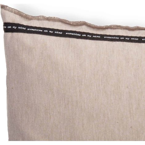Filiyano-Coussin décoratif Walra en jersey doux 45 x 45 cm anthracite (1/5)