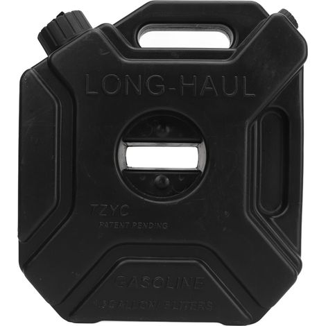 Jerrycan 5L Réservoir Carburant Essence Bidon Noir avec Support Moto Auto Quad UTV VTT (1/5)