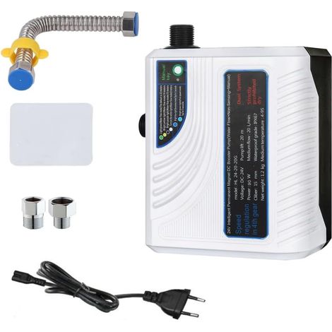 Automatic Water Booster Pump 280W DC 24V 43L/min Brushless Controller for Home Kitchen Wall Mounted Shower Faucet (1/5)