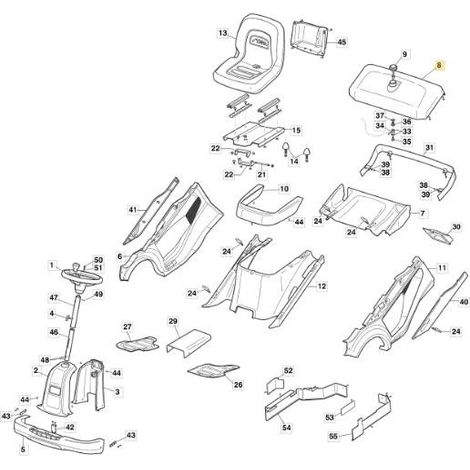 KRAFTSTOFFTANK GTR (rotomold.) GRAU ORIGINAL STIGA - 337735113/0