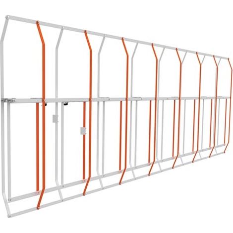 Tige de support de haie pleine hauteur 90X60 130X85 CAME 803XA-0350 pour barrière automatique (1/2)