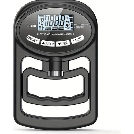 Dynamomètre électronique pour main, testeur de force de préhension, entraînement musculaire (1/5)