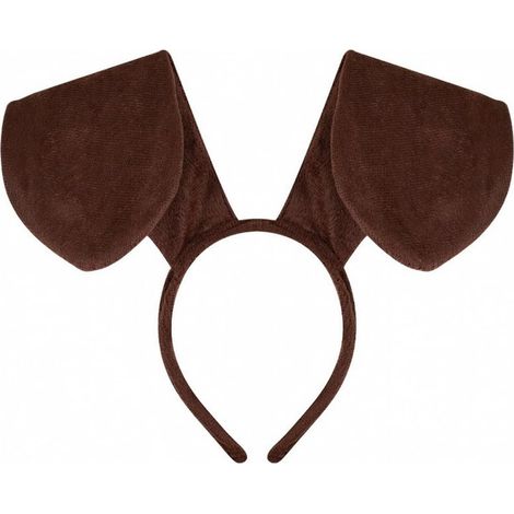 Easy-to-wear, textured dog headband accessory for birthday parties and ears. (1/5)