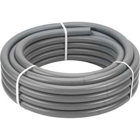 Graues flexibles PVC-Rohr Hydrotube, 32 mm, 5 Meter