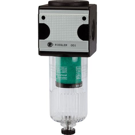 Riegler Mikrofilter »multifix«, mit PC-Behälter, 0,01 µm, BG 1, G 1/4 (1/4)