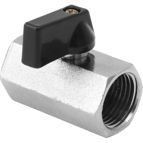 Robinet à bille pour gaz naturel, noyau en cuivre épais, pour chauffe-eau domestique, raccord de 1/2 pouce. (1/5)
