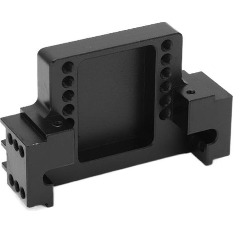 Traverse avant mobile en alliage d'aluminium 1/14 pour camion RC Tamiya, noir (1/5)