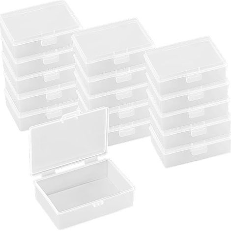 Petite Boite Plastique,avec Couvercle,pour la maison,bureau (1/5)