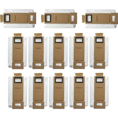 Lot de 13 sacs à poussière pour aspirateur Xiaomi Roborock S7 T7s T7s Plus