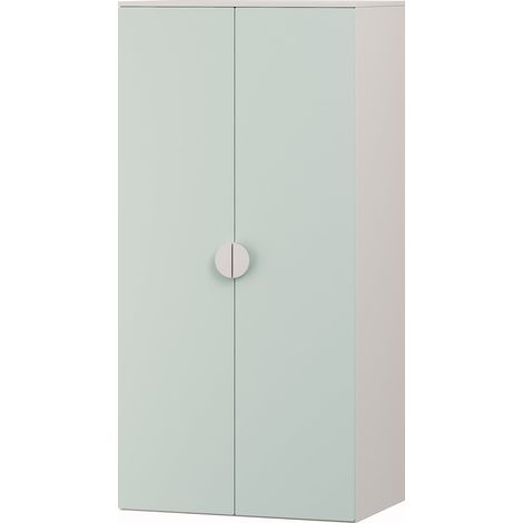 Mobiletto/scaffale per bambini 123 x 60 x 40 cm bianco verde menta 030008926