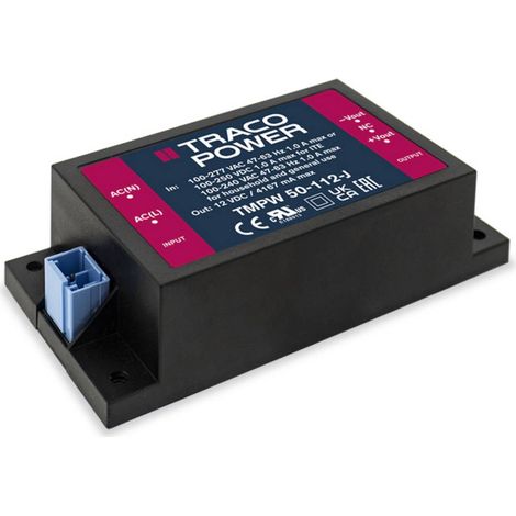 TracoPower TMPW 50-112-J Alimentation à découpage 12 V/DC 4.16 A 50 W Y333012 (1/2)