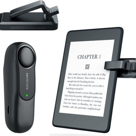 Geeignet für Kindle Paperwhite, iPad, Tablets und E-Reader, Lesezeichen, Bluetooth-Fernbedienungen, tragbare Fernbedienungen, Funkfernbedienungen (1/5)