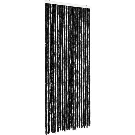 Moustiquaire,Rideau anti-moustique Anthracite 90x220 cm Chenille CFW74369 (1/5)