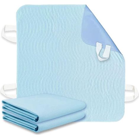 Pezzo 91 x 86 cm Modello universale con maniglia, riutilizzabile, materasso per incontinenza impermeabile, cuscino per urina per uso domestico (1/5)