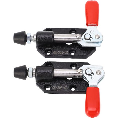 pincesÉtaux à Coulisseau Toggle 2 Pièces avec Plage de Réglage de 20 mm en Fer Forgé pour Travail du Bois DIY (1/5)