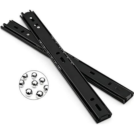 1 paire de glissières à billes extension complète, tiroir montage pour (1/5)