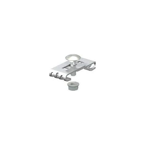 Morsetto inox curva per giunzione tubi e staffaggio industriale