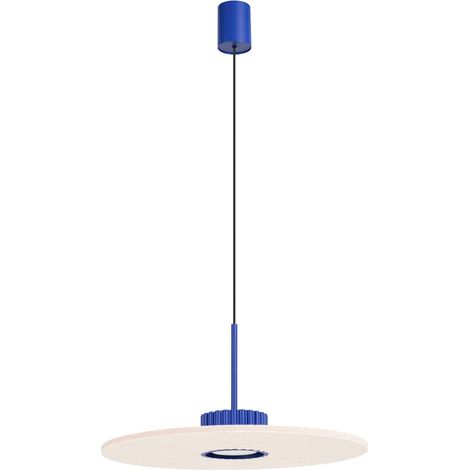Lámparas colgantes OVO ultramar/beige 40cm Aluminio Sollux (1/2)