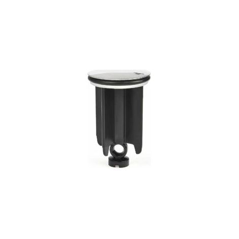 Bonde de Lavabo ⌀ 40mm Hauteur Réglable pour Salle de Bain, Bouchon d'évier Universel en Alliage d'Aluminium - Noir - Crezuo (1/4)