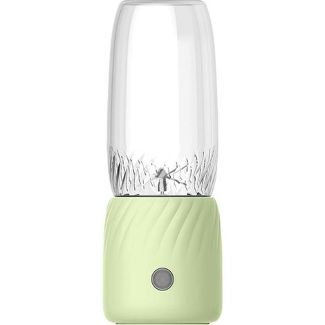 Extracteur Portable - 500 ml - Moteur 200 W - 6 Lames En Acier Inoxydable - Rechargeable USB - Pour Fruits Et Légumes - 2 Pièces (1/5)