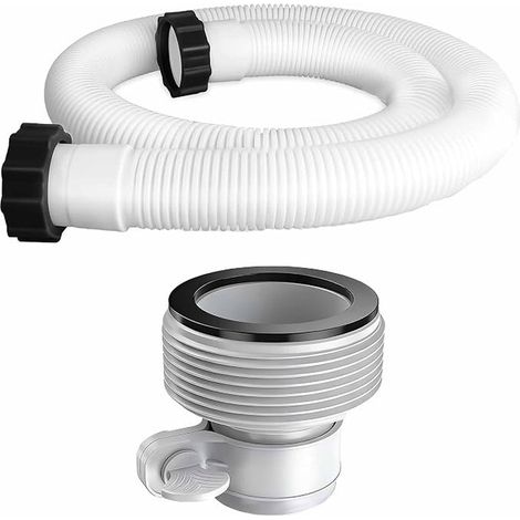 Filter Pump Hose with 1.5" Hose and Filter Pump Interface Conversion Adapter Hose B for Pool Filter Pumps (1/5)
