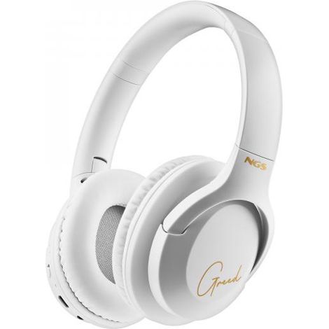 Cuffie Bluetooth - NGS - ARTICA GREED WHITE - Bluetooth 5.1 - Autonomia 10 ore - Microfono integrato (1/4)