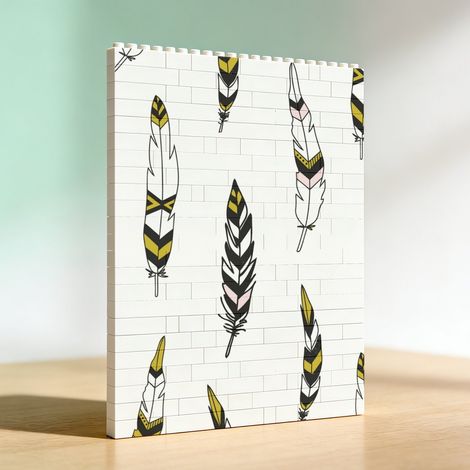 Cadre romantique en blocs créatif, cadeau pour anniversaire (1/5)