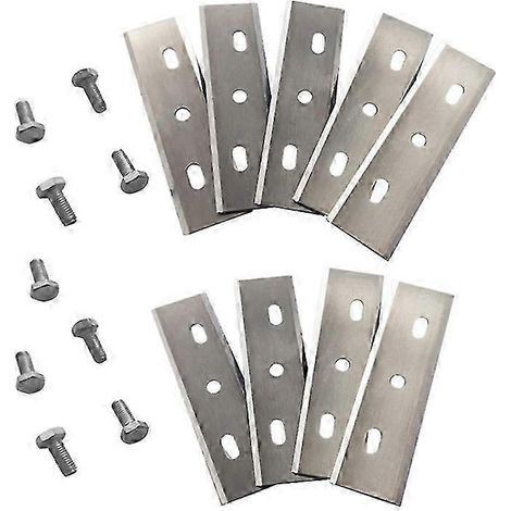 Lames de coupe en acier inoxydable (9 pièces) compatibles avec les tondeuses à gazon AL-KO Robolinho 500, 700, 1150, 1200 et 2000 (1/4)