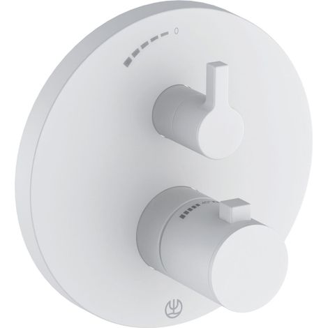 Kludi Nova Fonte - Miscelatore doccia termostatico ad incasso, bianco opaco 208355315 (1/3)