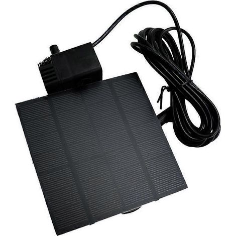 Kit de mini pompe à eau solaire pour fontaine, adapté aux bassins de jardin, aux bains d'oiseaux extérieurs et aux aquariums de terrasse. (1/5)