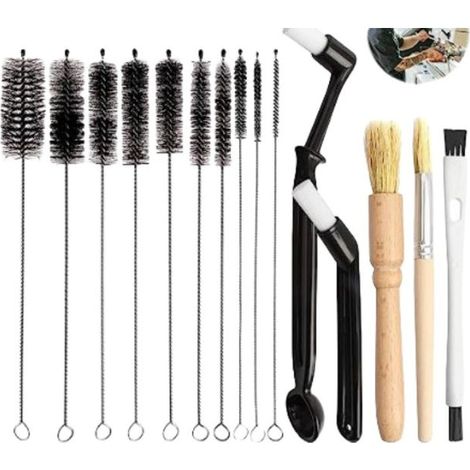 Brosse pour Moulin à Café,15 Pièces Brosse de Nettoyage pour Machine à Café Brosse à Expresso en Nylon pour Moulins à Café Machines à Expresso Outils à Café (1/5)