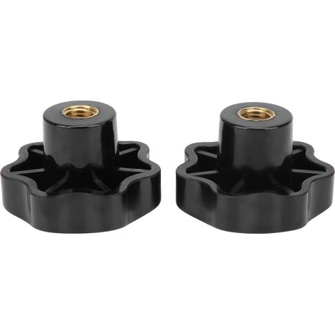 boutons de serrage à filetage femelle pour machines industrielles, écrous à tête étoilée M16 x 80 (1/5)