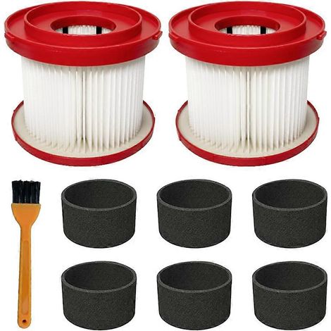 Milwaukee M18 0780-20 0880-20 aspirateur sans fil filtre HEPA 49-90-1900 2pcs remplacement (1/5)
