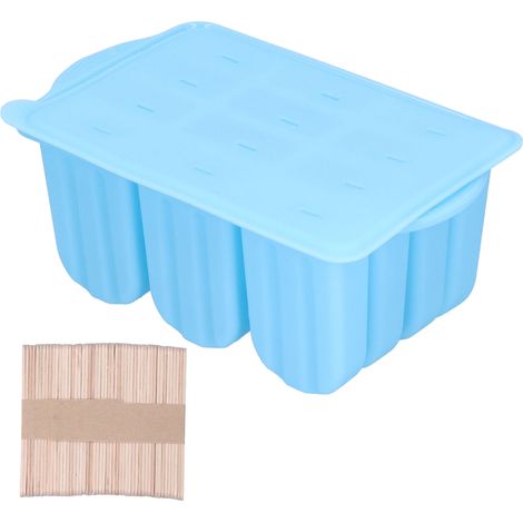 Moule à Glace en Silicone de qualité Alimentaire de qualité Supérieure avec Couvercle, Moule à Glace Pliable à 12 Grilles pour la Maison, le Bureau et le Bar, Essentiel pour la (1/4)