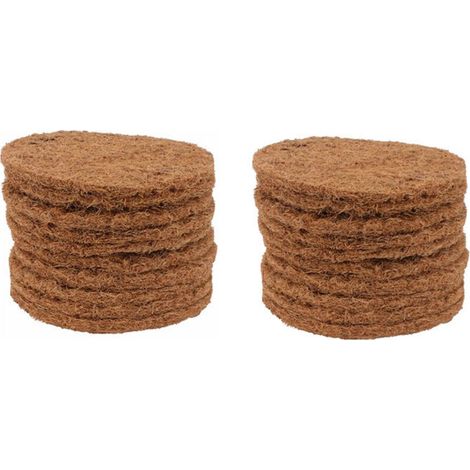 20 Pièces Tapis Respirant en Fibre de Coco pour Nids d'Oiseaux – Doublure Écologique pour Pigeons et Jardin (1/4)