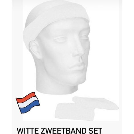 Bandeau anti-transpiration blanc - Pour football et Championnat d'Europe - Accessoire de sport - Bandeau de tête (1/4)