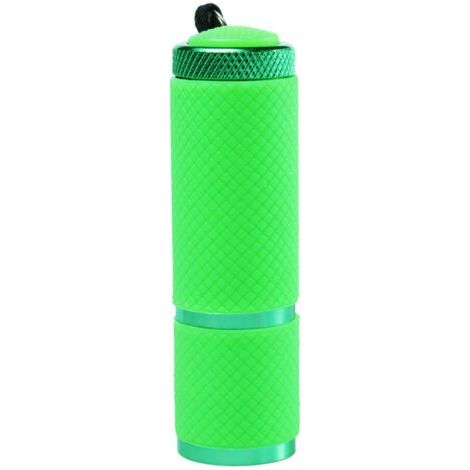 FENOPLASTICAMini Lampe de Poche , petite lampe torche avec dragonne, lampe de camping portable, vert glace (1/5)