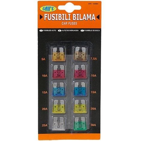Fusibili bilama assortiti set da 10 pezzi rhutten - rhutten