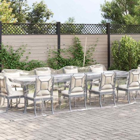 Maison Exclusive - Lona transparente con ojales PVC 3x6 m