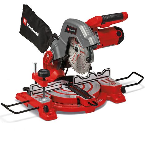 Einhell Kapp-Gehrungssäge TC-MS 216 (1600 W, max. 60 mm x 120 mm Schnitttiefe/-breite, Ø 216 mm Sägeblatt, neigbarer Sägekopf, Drehtisch mit Schnellverstellung) (1/5)