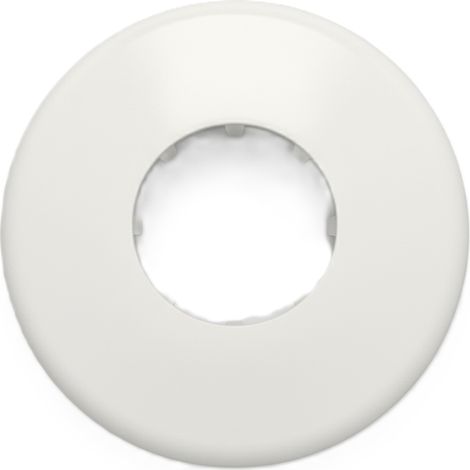 Rosone Ø110 mm in pvc bianco per manicotto wc accessorio di finitura bampi bros0110