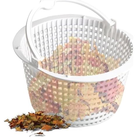 Panier De Filtre De Piscine - Panier De Tamis De Piscine  Panier D'écumoire De Piscine  Pond Sieve Net  avec Un Panier D'écumoire De Piscine Équipé À La Main pour Le Nettoyage À Partir De Feuilles (1/5)