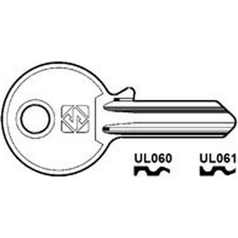 20PZ CHIAVI PER CILINDRI UNIVERSAL 4 SPINE PICCOLE - UL060 DX